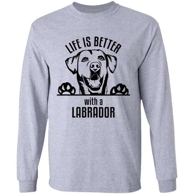 Dfw labrador retriever rescue club - life is better t shirt Dfw labrador retriever rescue club - life is better t shirt