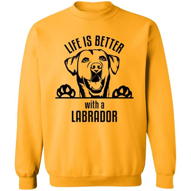 Dfw labrador retriever rescue club - life is better t shirt Dfw labrador retriever rescue club - life is better t shirt