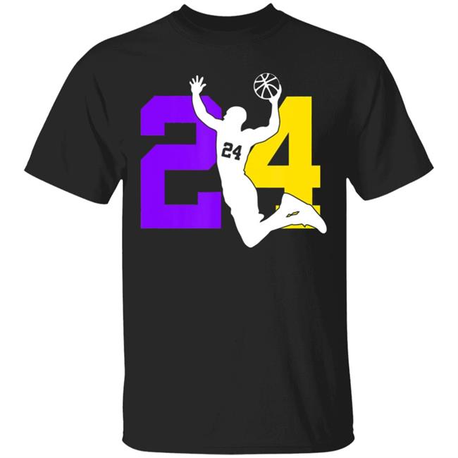 Mumber 8 and 24 basketball sport memorial gift t shirt