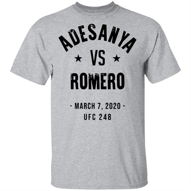 Israel Adesanya vs Yoel Romero UFC 248 Slim Fit T-Shirt Israel Adesanya vs Yoel Romero UFC 248 Slim Fit T-Shirt