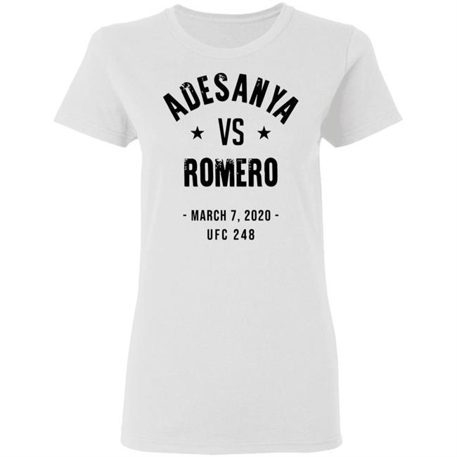 Israel Adesanya vs Yoel Romero UFC 248 Slim Fit T-Shirt Israel Adesanya vs Yoel Romero UFC 248 Slim Fit T-Shirt