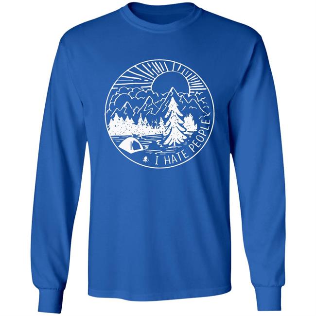 Funny Camping Shirts: I hate People Funny Camping Shirts: I hate People