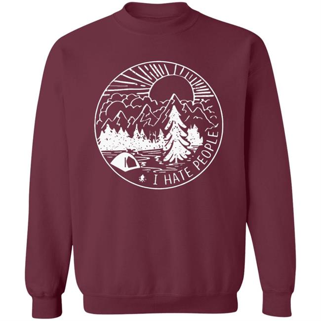 Funny Camping Shirts: I hate People Funny Camping Shirts: I hate People