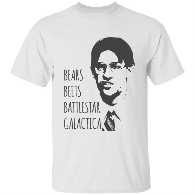 Bears Beets Battlestar Galactica T-Shirt Jim Halpert Office Shirt Dwight Schrute