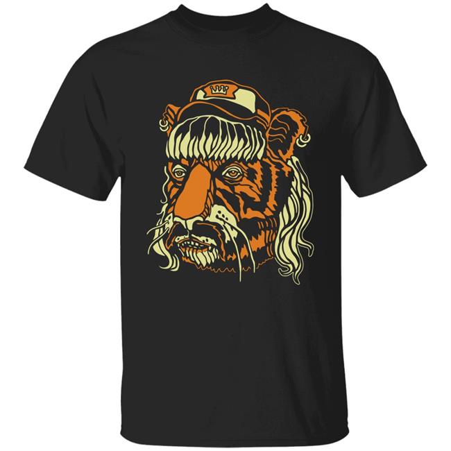 Tiger Man T Shirt black