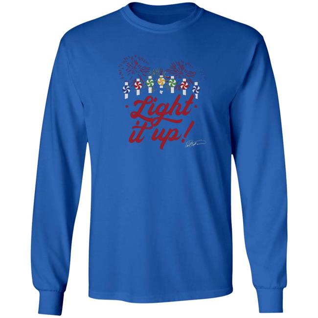 Light It Up Chicago Ed Farmer T-Shirt Light It Up Chicago Ed Farmer T-Shirt
