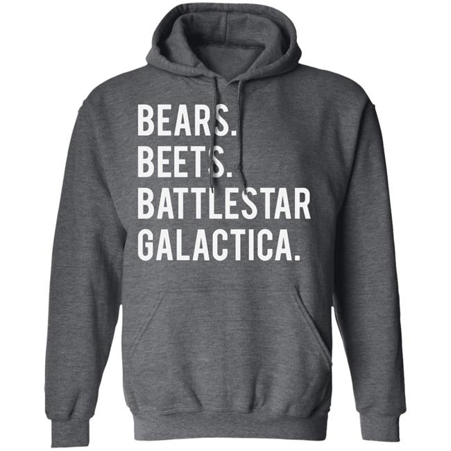 bears beets battlestar galactica shirt black hoodie bears beets battlestar galactica shirt black hoodie