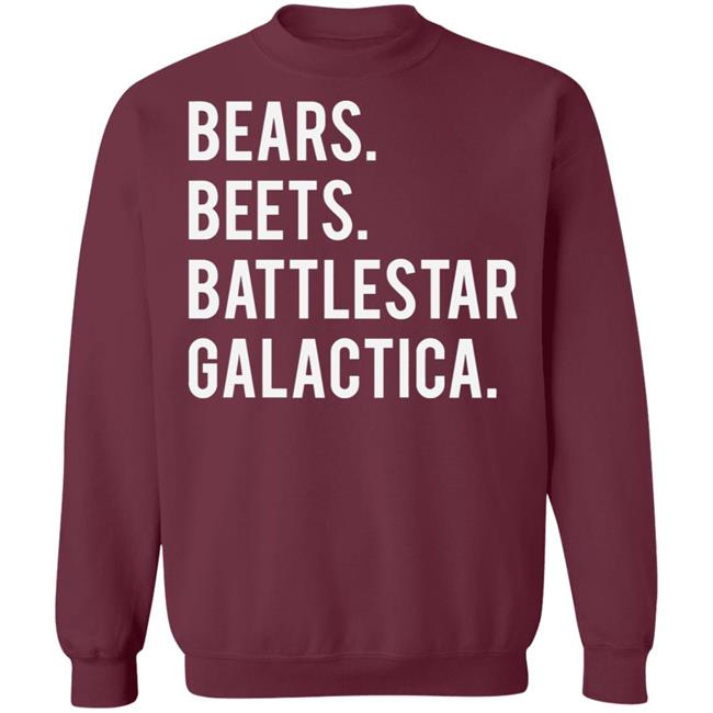 bears beets battlestar galactica shirt black hoodie bears beets battlestar galactica shirt black hoodie