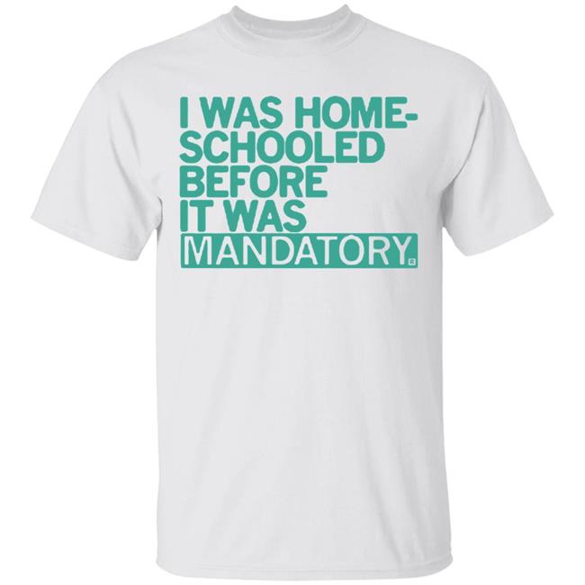 Raygun Homeschooled Before It Was Mandatory Yellow T shirt