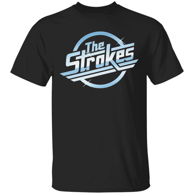 The Strokes Logo Official Band T-Shirt Mens Black Music Top T Shirt