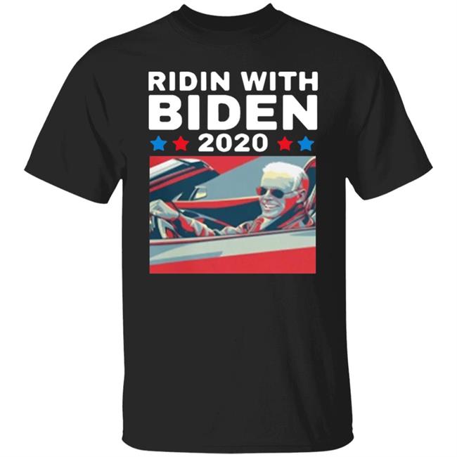 Ridin with BIDEN 2020 for President Art Vintage shirt