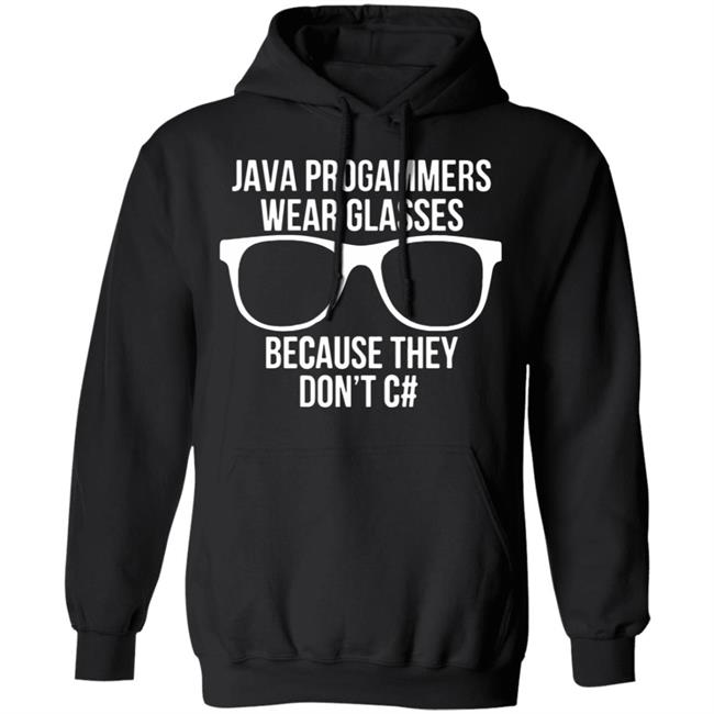 Java programmer wear glasses Because they can't c#T Shirt Java programmer wear glasses Because they can't c#T Shirt