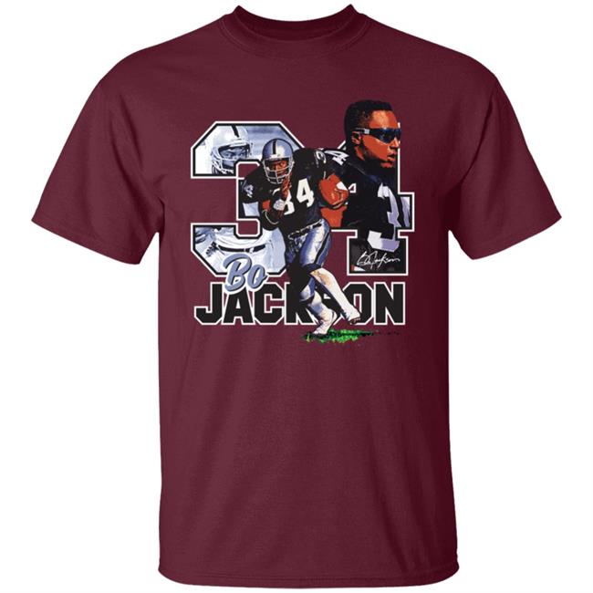 Bo Jackson Baseball T Shirt Bo Jackson Baseball T Shirt