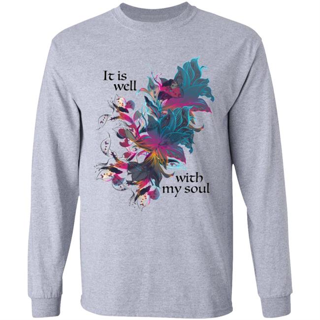 It is Well with my Soul song lyric WEAR YOUR WORSHIP Create clothing for a good cause White T-Shirt Hoodie Sweatshirt Plus Size It is Well with my Soul song lyric WEAR YOUR WORSHIP Create clothing for a good cause White T-Shirt Hoodie Sweatshirt Plus Size