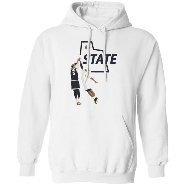 U State Sam Baseball White Hoodie U State Sam Baseball White Hoodie