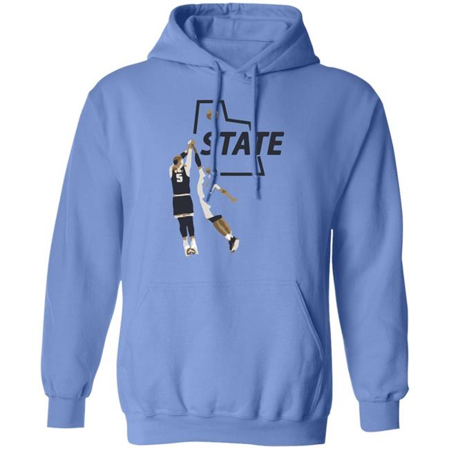 U State Sam Baseball White Hoodie U State Sam Baseball White Hoodie
