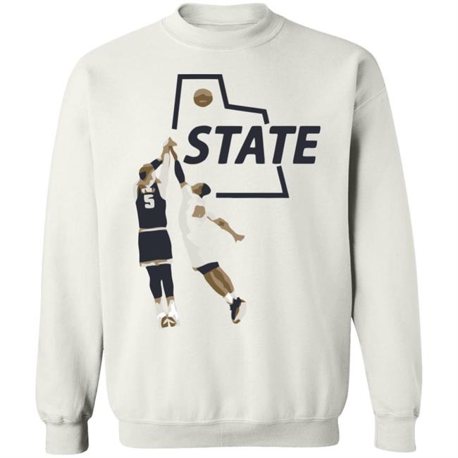 U State Sam Baseball White Hoodie U State Sam Baseball White Hoodie