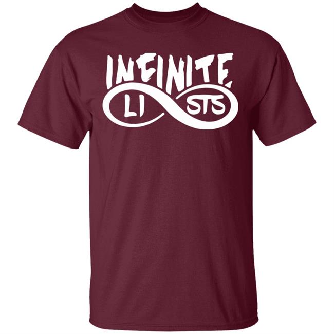 Infinite Lists Hoodie - Infinite lists Style Hooded Sweatshirt - Inspired by Infinite Lists Merch Infinite Lists Hoodie - Infinite lists Style Hooded Sweatshirt - Inspired by Infinite Lists Merch