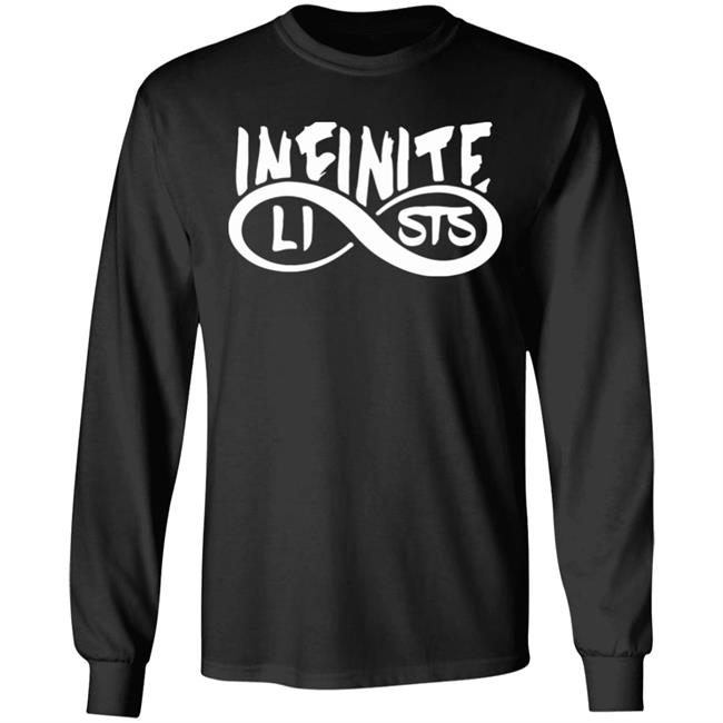 Infinite Lists Hoodie - Infinite lists Style Hooded Sweatshirt - Inspired by Infinite Lists Merch Infinite Lists Hoodie - Infinite lists Style Hooded Sweatshirt - Inspired by Infinite Lists Merch