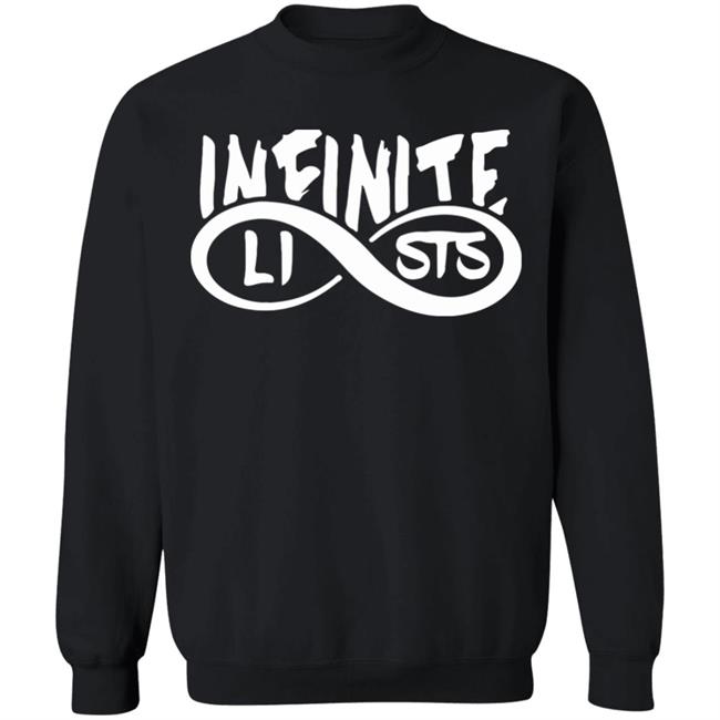 Infinite Lists Hoodie - Infinite lists Style Hooded Sweatshirt - Inspired by Infinite Lists Merch Infinite Lists Hoodie - Infinite lists Style Hooded Sweatshirt - Inspired by Infinite Lists Merch