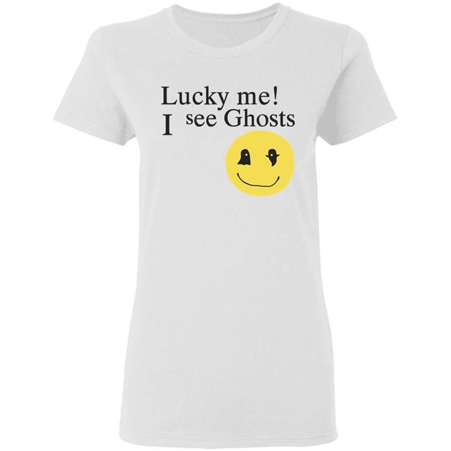 Lucky me ! I see Ghosts T Shirt Gifts for Ghost Lovers Crewneck Sweatshirt Lucky me ! I see Ghosts T Shirt Gifts for Ghost Lovers Crewneck Sweatshirt