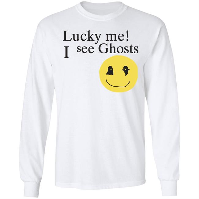 Lucky me ! I see Ghosts T Shirt Gifts for Ghost Lovers Crewneck Sweatshirt Lucky me ! I see Ghosts T Shirt Gifts for Ghost Lovers Crewneck Sweatshirt