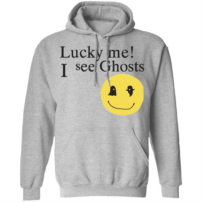 Lucky me ! I see Ghosts T Shirt Gifts for Ghost Lovers Crewneck Sweatshirt Lucky me ! I see Ghosts T Shirt Gifts for Ghost Lovers Crewneck Sweatshirt