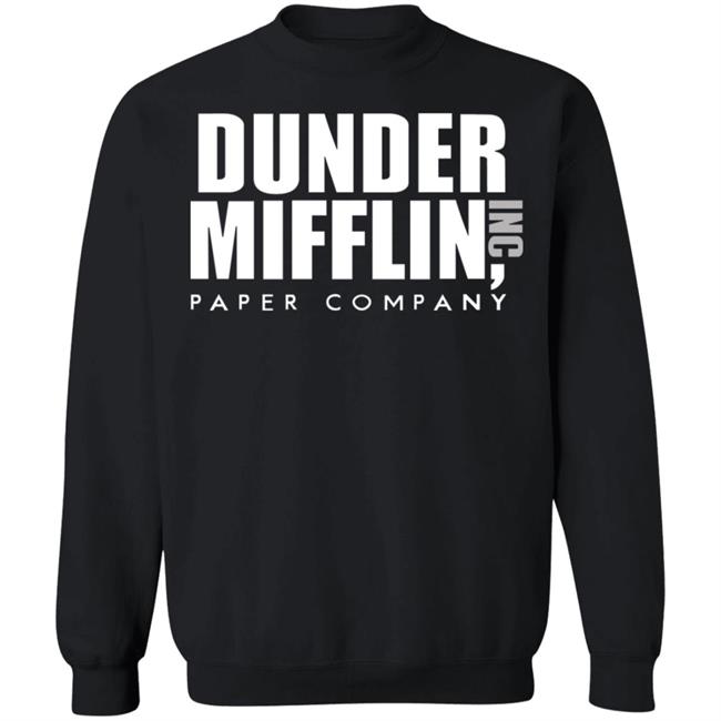 dunder mifflin hoodie black t shirt dunder mifflin hoodie black t shirt