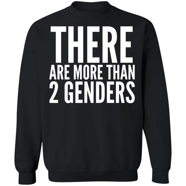 there are more than two genders shirt black hoodie there are more than two genders shirt black hoodie