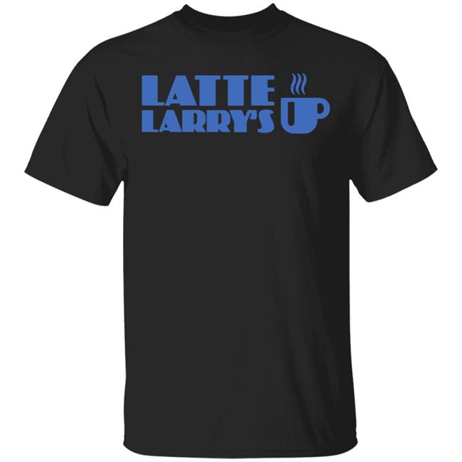 Latte Larry Latte Larry’s Black T Shirt