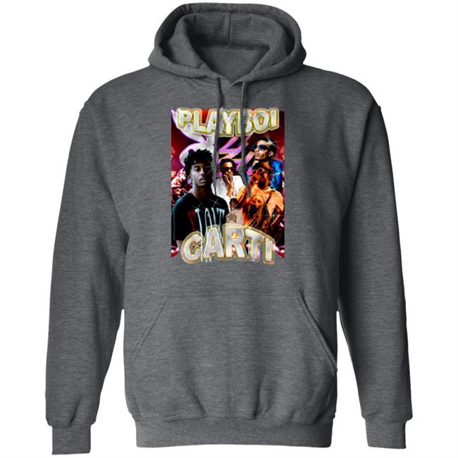 Playboi Carti Vintage Merch T shirt Black Hoodie Playboi Carti Vintage Merch T shirt Black Hoodie