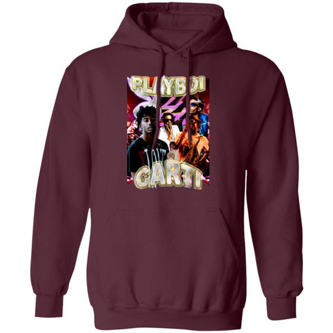 Playboi Carti Vintage Merch T shirt Black Hoodie Playboi Carti Vintage Merch T shirt Black Hoodie