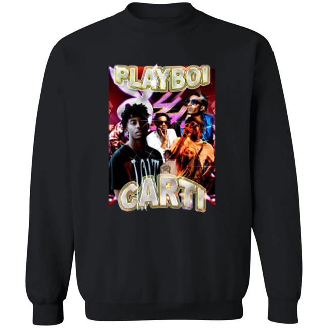 Playboi Carti Vintage Merch T shirt Black Hoodie Playboi Carti Vintage Merch T shirt Black Hoodie