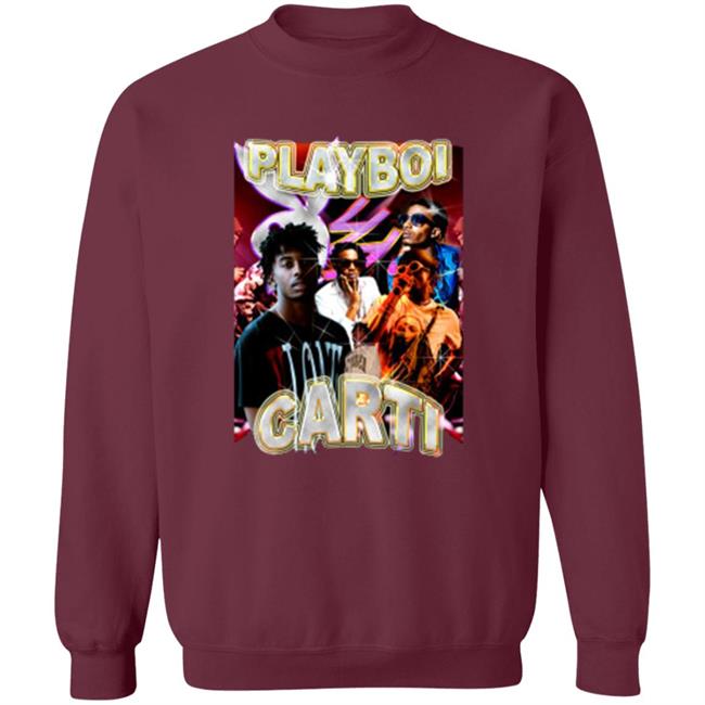 Playboi Carti Vintage Merch T shirt Black Hoodie Playboi Carti Vintage Merch T shirt Black Hoodie