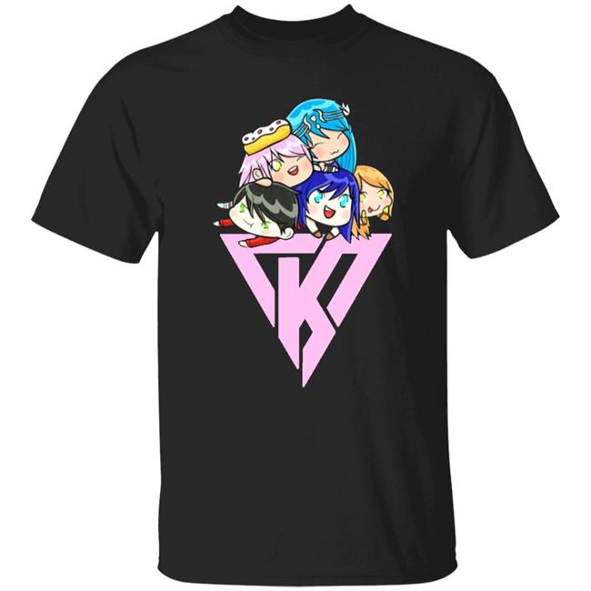 Funneh And The Krew Gacha Life Men Hoodie Black T Shirt