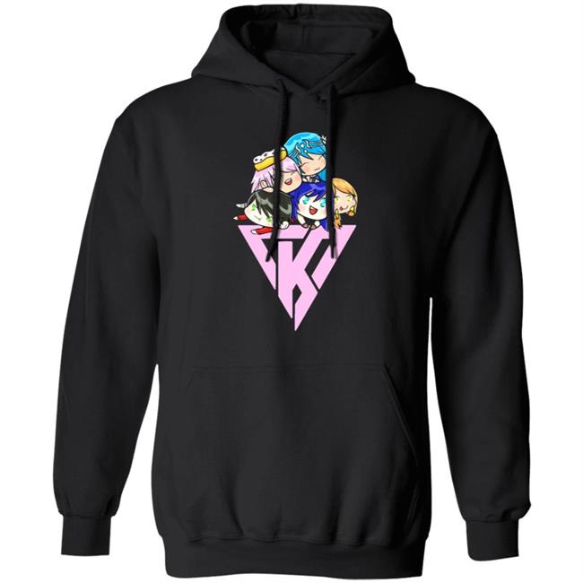 Funneh And The Krew Gacha Life Men Hoodie Black T Shirt Funneh And The Krew Gacha Life Men Hoodie Black T Shirt
