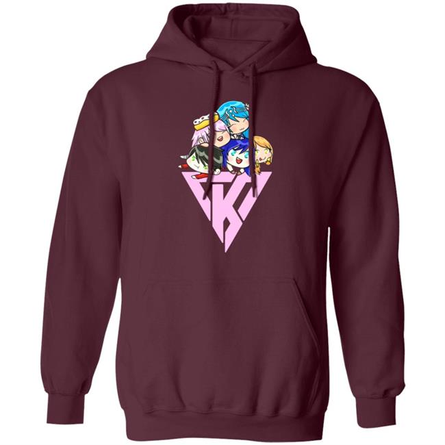 Funneh And The Krew Gacha Life Men Hoodie Black T Shirt Funneh And The Krew Gacha Life Men Hoodie Black T Shirt