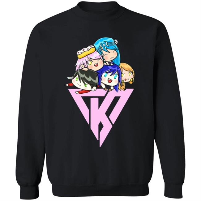 Funneh And The Krew Gacha Life Men Hoodie Black T Shirt Funneh And The Krew Gacha Life Men Hoodie Black T Shirt