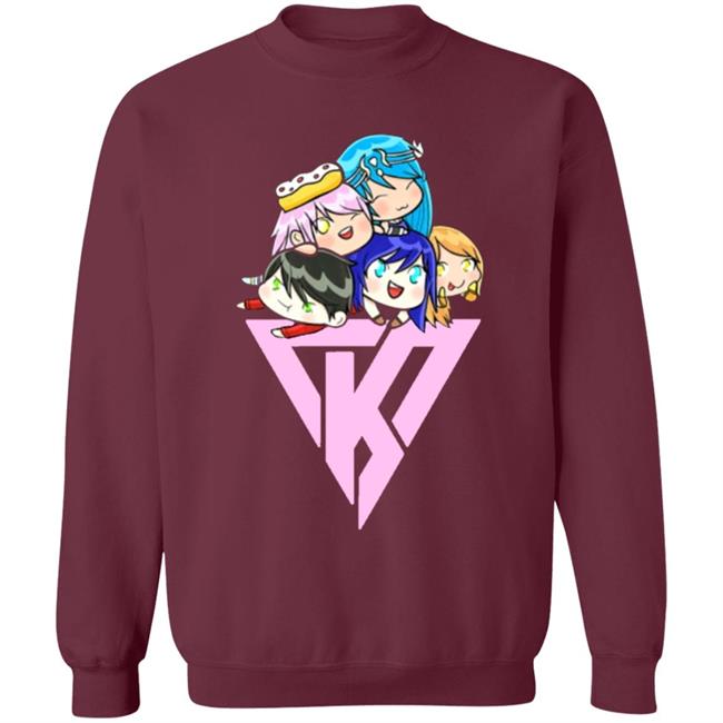 Funneh And The Krew Gacha Life Men Hoodie Black T Shirt Funneh And The Krew Gacha Life Men Hoodie Black T Shirt