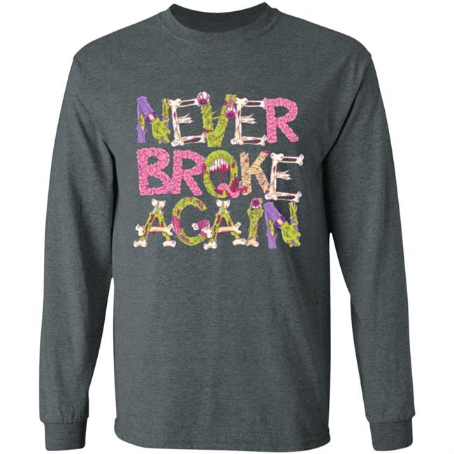 ZOMBIE Never Broke Again T-SHIRT ZOMBIE Never Broke Again T-SHIRT