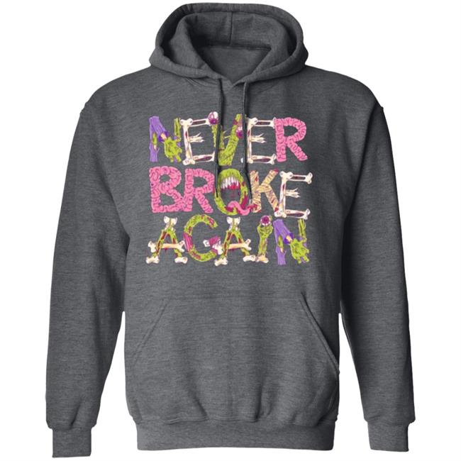 ZOMBIE Never Broke Again T-SHIRT ZOMBIE Never Broke Again T-SHIRT