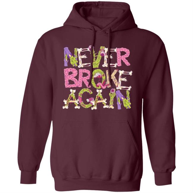 ZOMBIE Never Broke Again T-SHIRT ZOMBIE Never Broke Again T-SHIRT