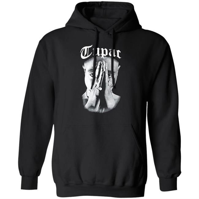 Tupac Shirt. Celebrate one of hip-hop's greatest legends with the Cross Colours x Tupac Praying Hand black t-shirt. Featuring a praying-hands picture of Tupac Shakur with large "Tupac" script overlaid, this black tee is a perfect tribute to the late rapper. Hoodie, Sweatshirt Plus Size Tupac Shirt. Celebrate one of hip-hop's greatest legends with the Cross Colours x Tupac Praying Hand black t-shirt. Featuring a praying-hands picture of Tupac Shakur with large "Tupac" script overlaid, this black tee is a perfect tribute to the late rapper. Hoodie, Sweatshirt Plus Size
