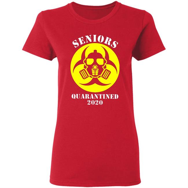 Senior Quarantined Class Of 2020 Graduation T-Shirt Senior Quarantined Class Of 2020 Graduation T-Shirt