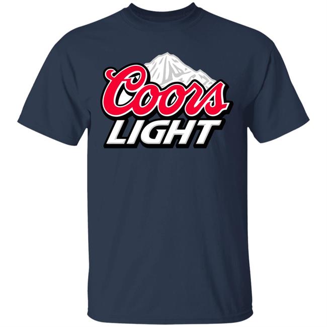 Coors Light Beer Hoodie Navy T Shirt Coors Light Beer Hoodie Navy T Shirt