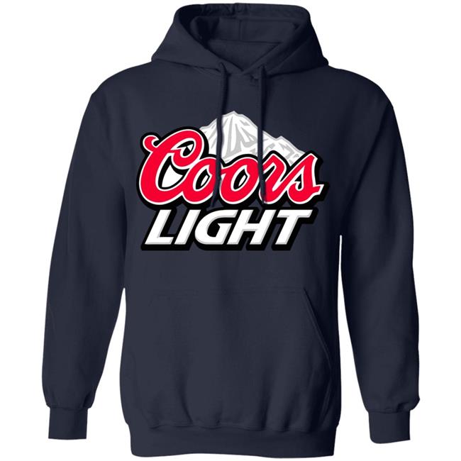 Coors Light Beer Hoodie Navy T Shirt Coors Light Beer Hoodie Navy T Shirt