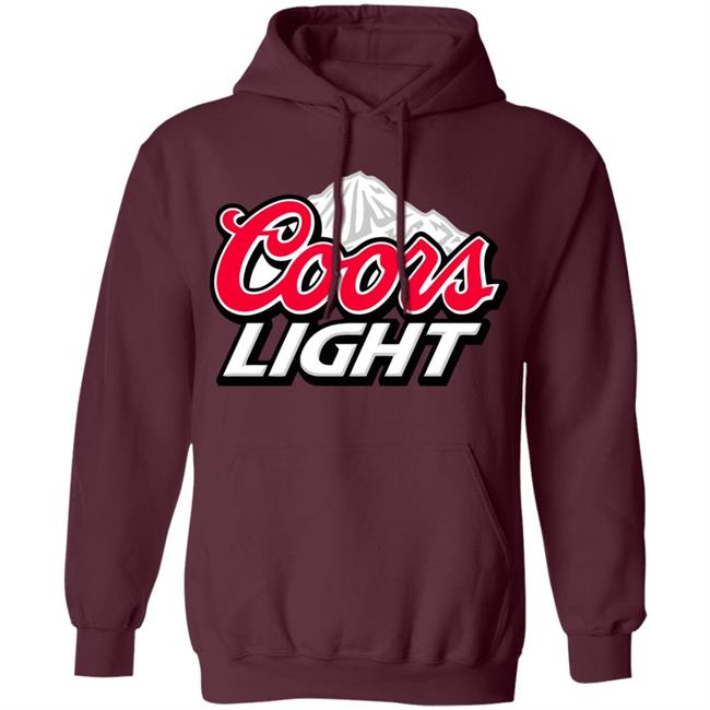 Coors Light Beer Hoodie Navy T Shirt Coors Light Beer Hoodie Navy T Shirt