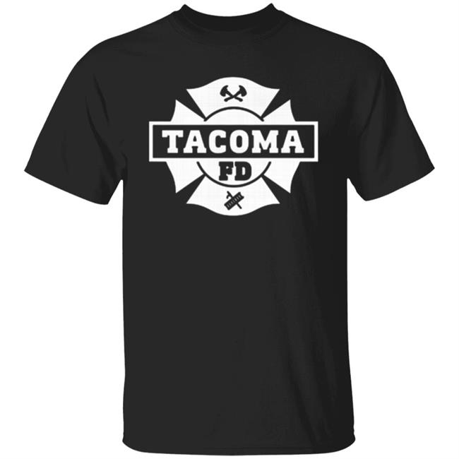 Tacoma FD Logo T Shirt Black Hoodie Sweatshirt