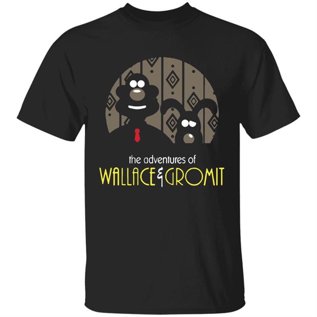 Wallace and Gromit Shirt. A special gift and that suitable for everyone black HoodieSweatshirt Plus Size