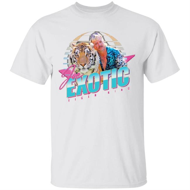 Joe Exotic The Tiger King 80's Jumper Sweatshirt Cat Rescue TV Show Series Retro T Shirt